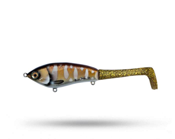 Jiman Baits JB Paddletail - Old School Pike i gruppen Fiskedrag / Tailbeten hos Örebro Fiske & Outdoor AB (JB Paddletail-Old Pike)